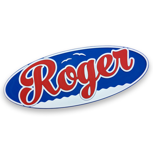 ЭМБЛЕМА ДЛЯ РЕЗИНОВОЙ ЛОДКИ "ROGER"